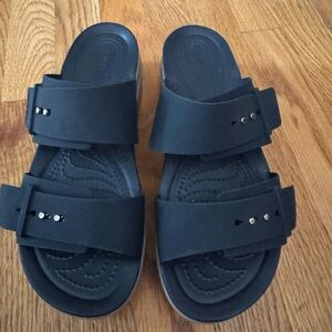 CROCS Blue Sandals Comfortable Slide Design